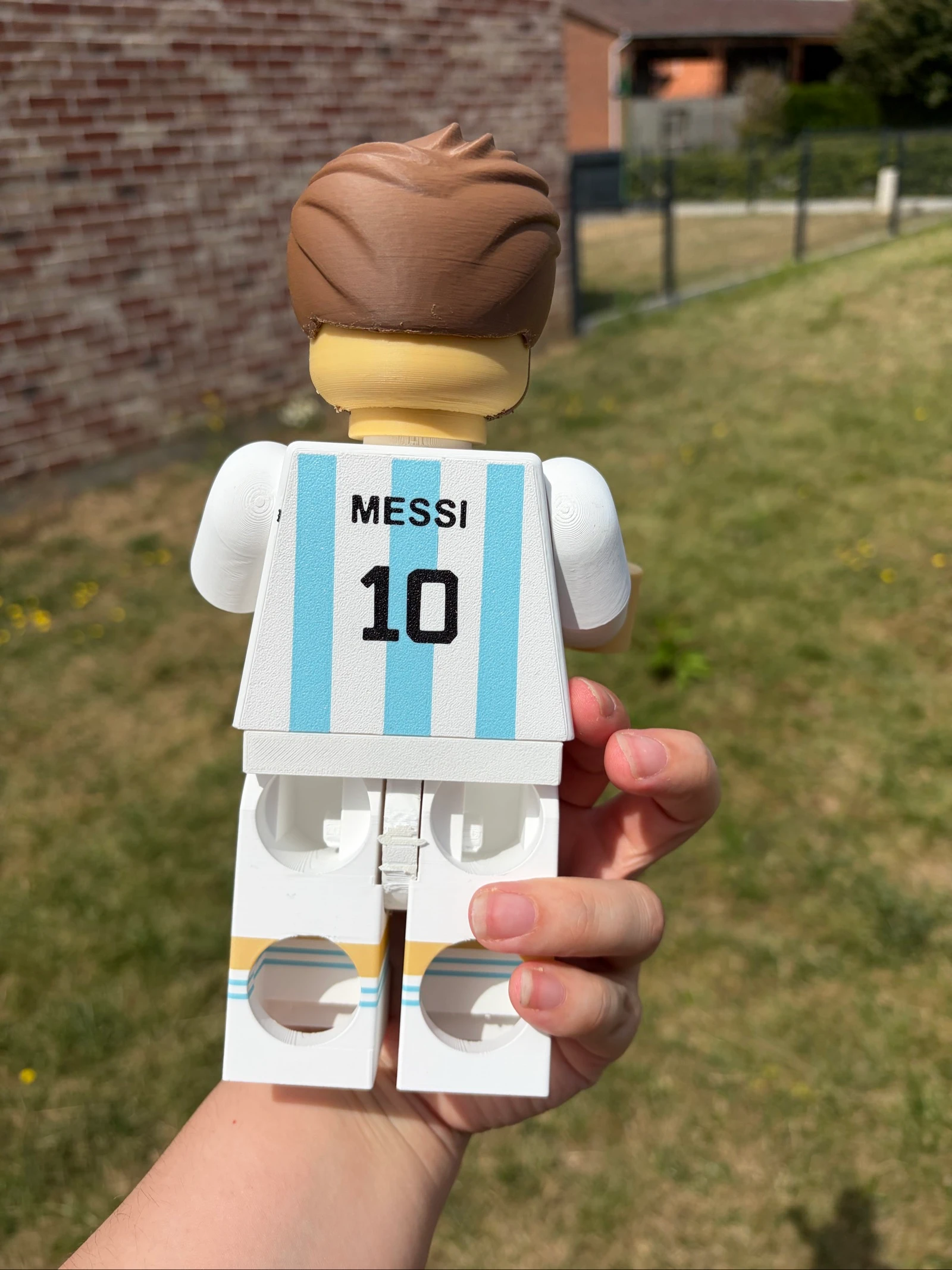 Figurina Messi 20 cm – Impressão 3D – Nova – photo 2
